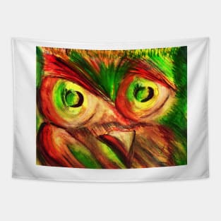 COLORED OWL Tapestry