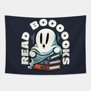 Ghost reading books Tapestry