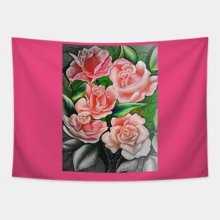 POSTAL FLORAL 2 Tapestry