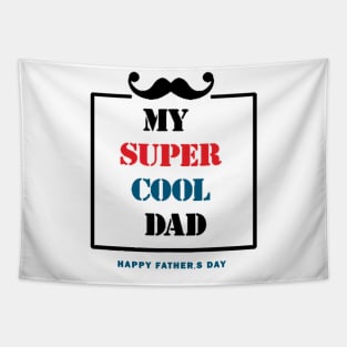 Happy Fathers Day T Shirt Tapestry