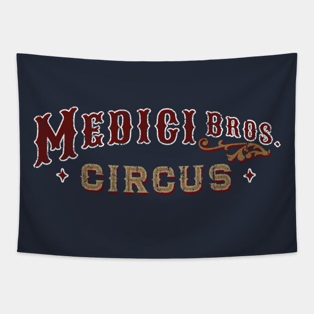 Medici Bros Circus Tapestry by huckblade