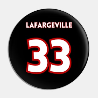 LaFargeville #33 Jersey Logo Pin