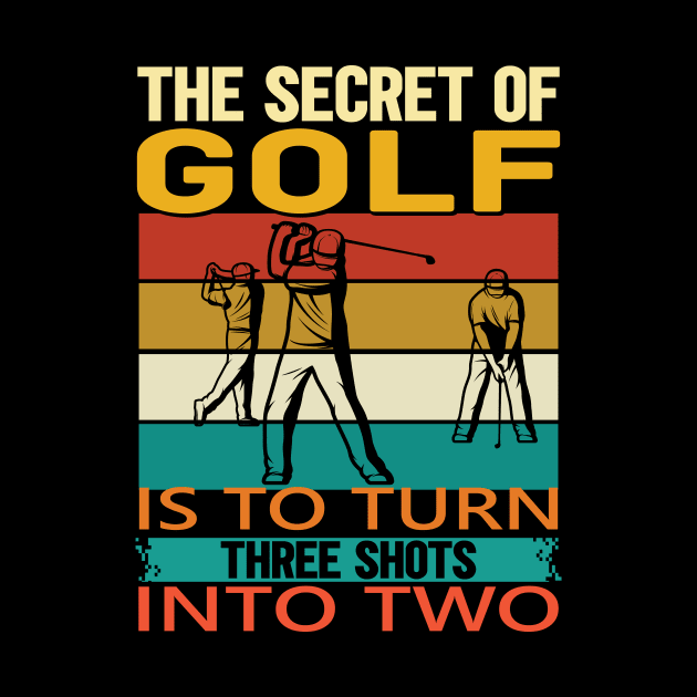 The secret of golf is to turn three shots into two by safi$12