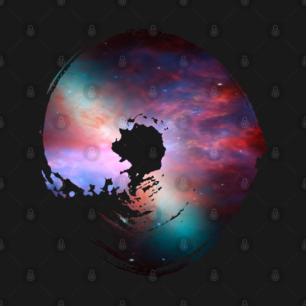 Paint brush stroke enso galaxy whoosh by Blacklinesw9