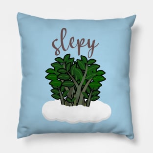 Zzplant is slepy Pillow