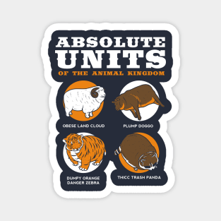 Absolute Units Of The Animal Kingdom Magnet