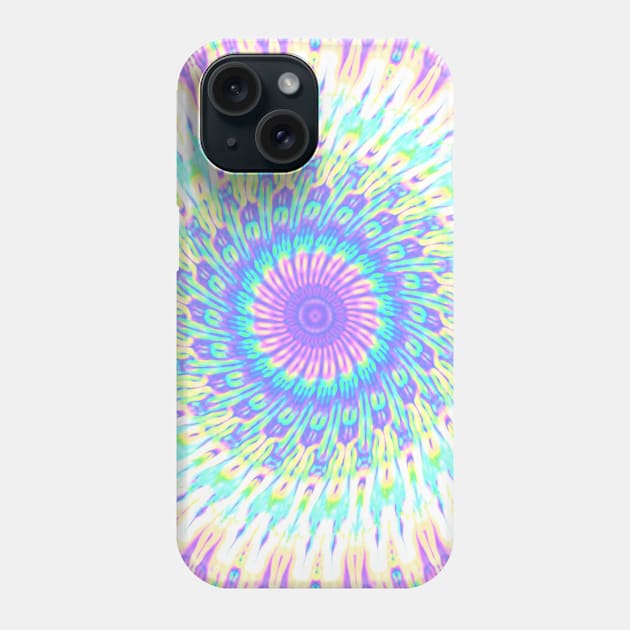 Kaleidoscope Tie Dye Phone Case by TrueArtworxGraphics