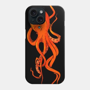 octopus illustration Phone Case