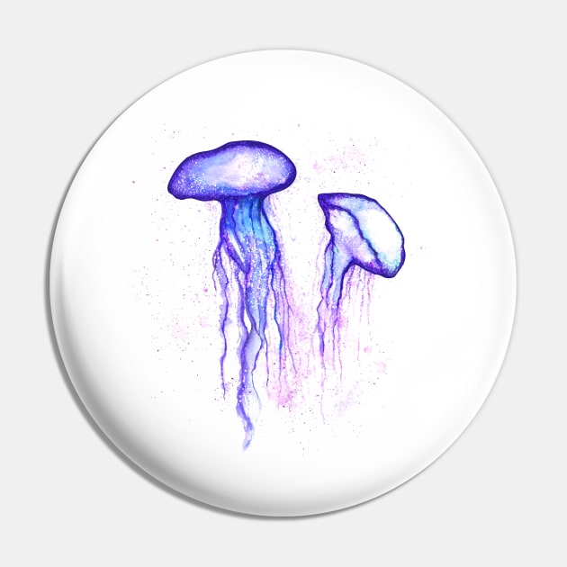 Jellyfish Pin by Serena King