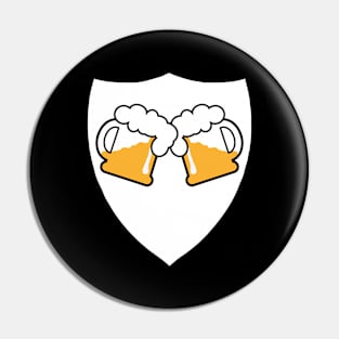 Beer Crest - Cool Drinking Team Pin