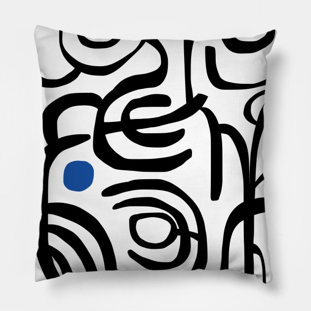 Hoops Pillow by fossdesign