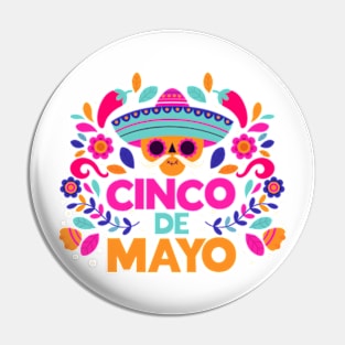 CINCO DE MAYO T-SHIRT CELEBRATION GIFT T-Shirt T-Shirt Pin