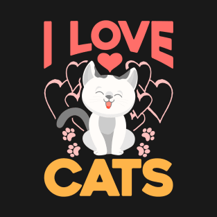 I LOVE CATS T-Shirt