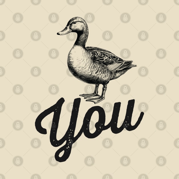 Duck you funny humor by dumb designer