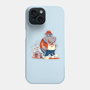 Hippo Hop Phone Case