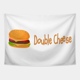 Double cheeseburger Tapestry