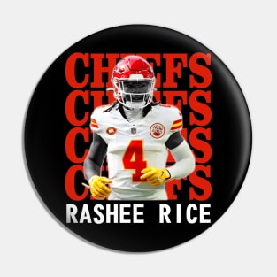 Kansas City Chiefs Rashee Rice 4 Pin