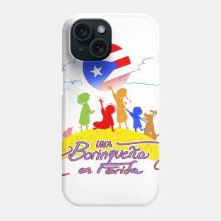 Una Borinquena en Florida Phone Case