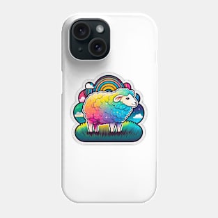 Rainbow Pride Sheep Kawaii Style Phone Case