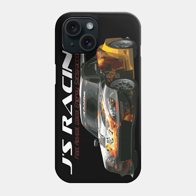 ap1 j's racing togue maou demon fc20 Phone Case by cowtown_cowboy