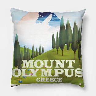 Mount Olympus Greece Pillow
