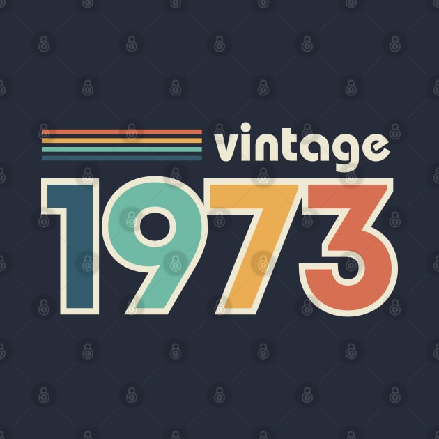 Vintage 1973 50th Birthday Retro by orangedan