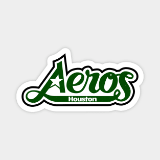 Defunct Houston Aeros Hockey 1975 Magnet