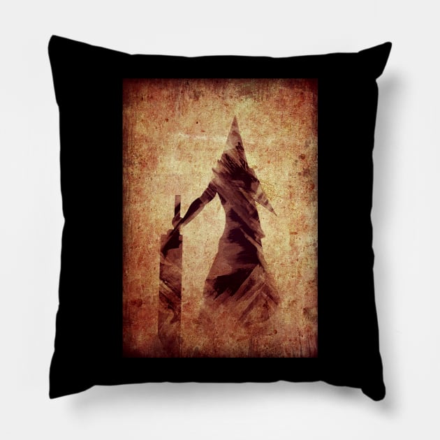 Pyramid Head - Silent Hill Pillow by AlisterCat