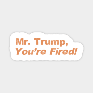 Mr. Trump You're Fired, We The People Dumped Trump 2020 Historic Vote Magnet