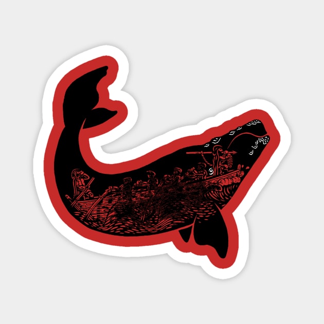 baleine noire Magnet by DrTigrou