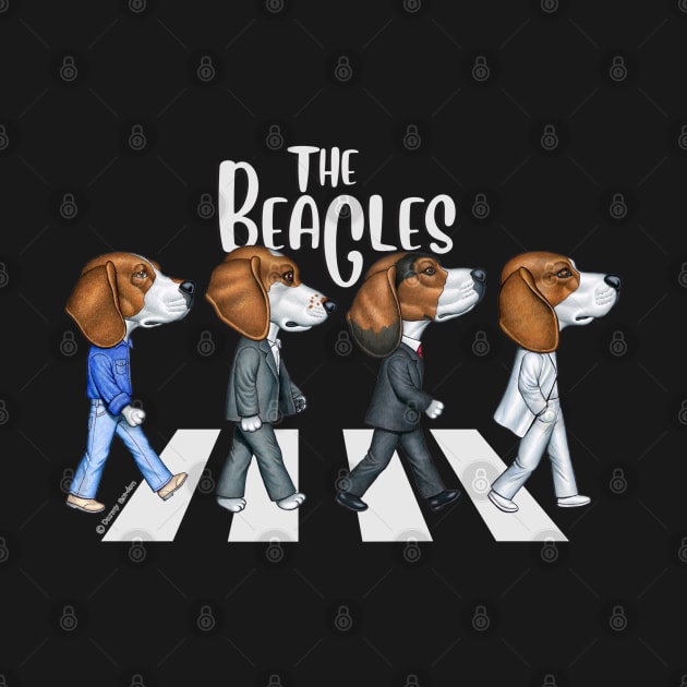 The Beagles ONE by Danny Gordon Art