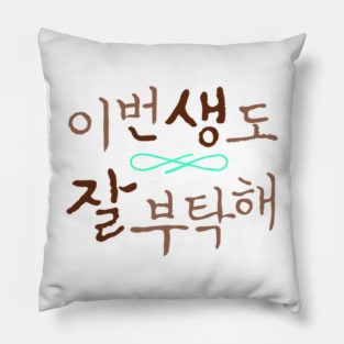 See You In My 19th Life Korean Drama Fan Art Pillow