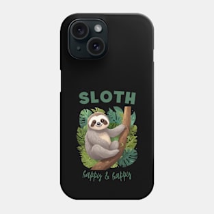 Cartoon Style Cute Sloth Phone Case