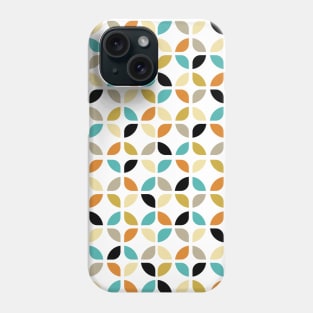 Mid Century Colorful Circles Geometric Pattern Phone Case