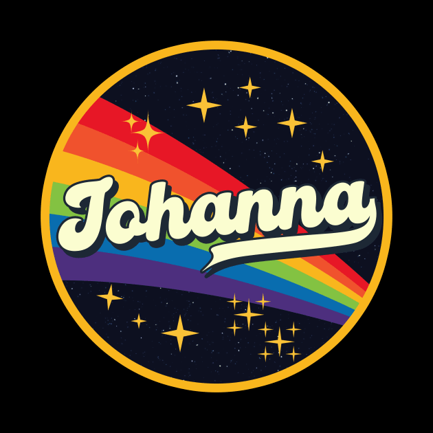 Johanna // Rainbow In Space Vintage Style by LMW Art