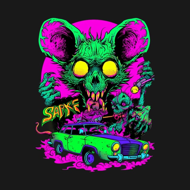 Green Monster RatFink by MikeyMeta