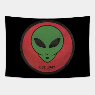 Alien Head Tapestry