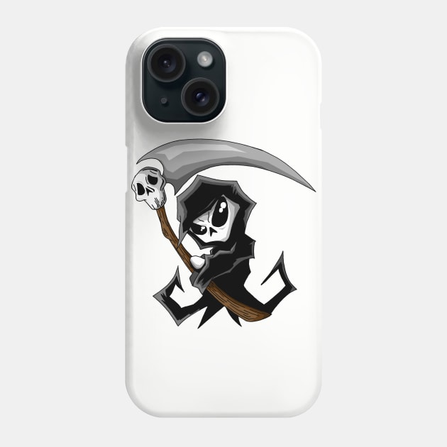 Little Reaper Mini Monster T Phone Case by DarkArtsStudios