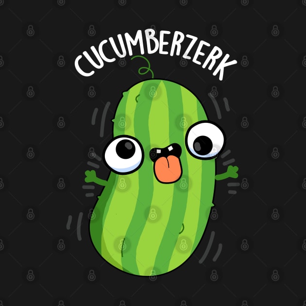 Cucumberzerk Funny Berzerk Veggie Cucumber Pun by punnybone