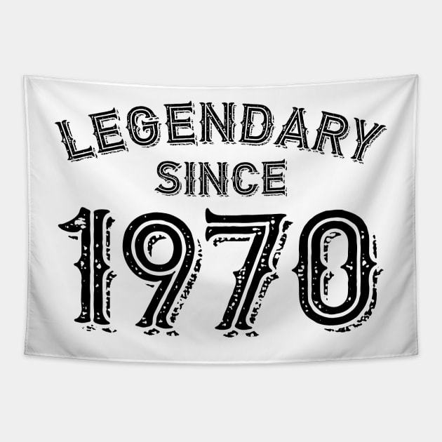 Legendary Since 1970 Tapestry by colorsplash