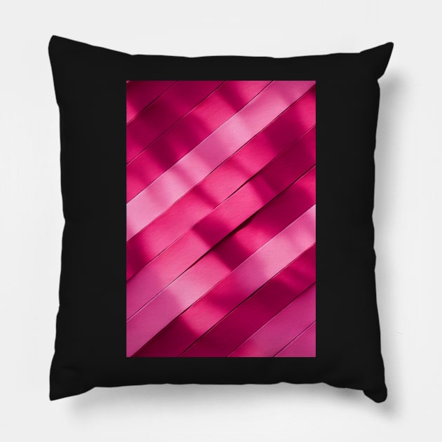 In October We Wear Pink - Pink Awerness Ribbons, best pattern for Pinktober! #9 Pillow by Endless-Designs