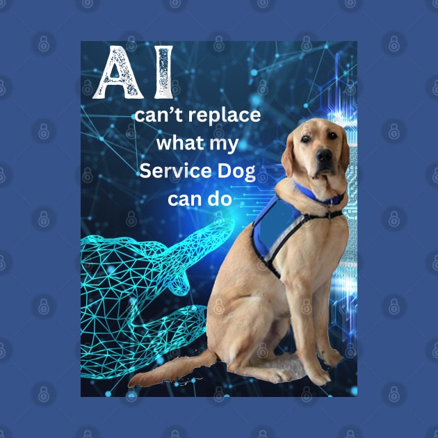 Service Dog vs AI by B C Designs