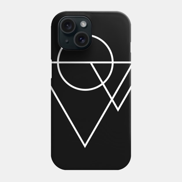 Triangle & Circle Phone Case by ganola