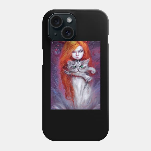 Kitty Cat Raymond Phone Case by Terrence Torphy