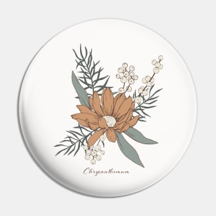 Chrysanthemum Pin