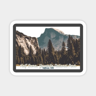 Half Dome, Yosemite National Park Magnet