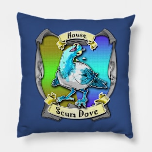 House Scum Dove Pillow