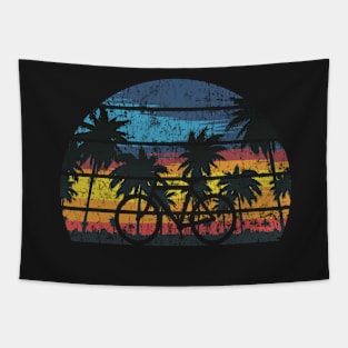 Retro Cycling Vintage Bike Rider Tapestry