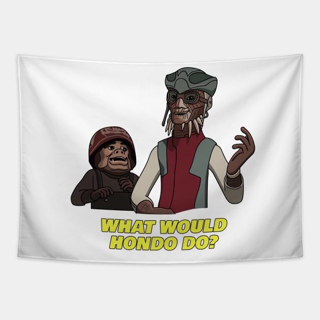 What Would Hondo Do Tapestry by GoingNerdy