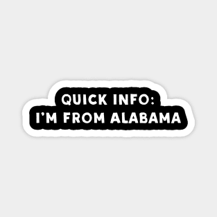 Alabama Cool & Funny Magnet